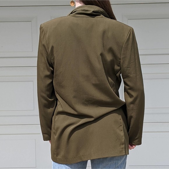 VTG Toni Garment for C.C. Magic Green Blazer 10 - Picture 3 of 10